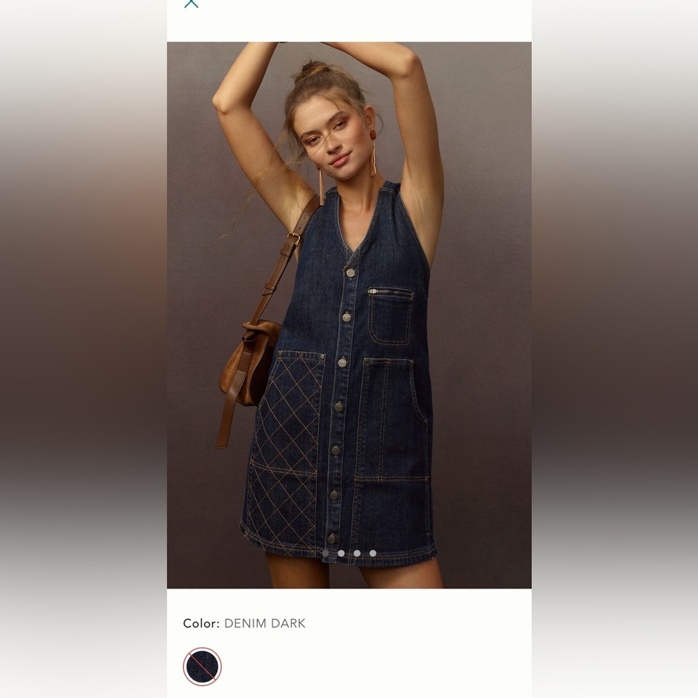 Pilcro Anthropologie Denim mini dress
